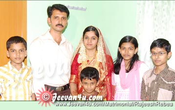 Rajeesh Rebea Marriage photos